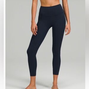 Lululemon Wunder Under High-Rise Tight 25” Luxtreme Size 6 in True Navy